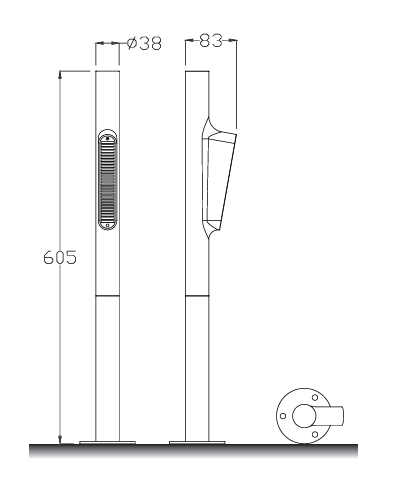 Bamboo — technical drawing